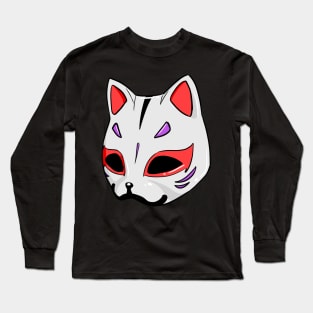 Neko mask 3 Long Sleeve T-Shirt